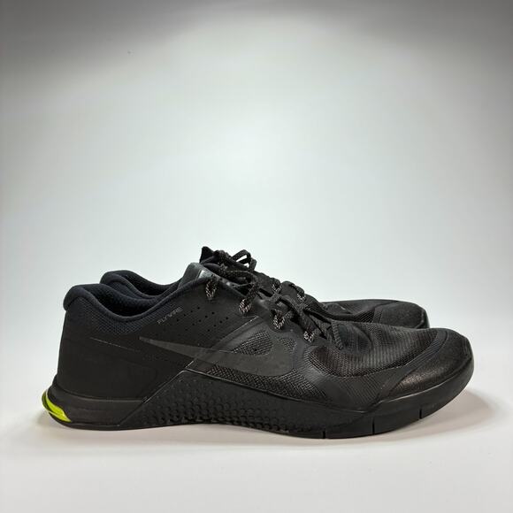 Nike Metcon 2 Black CrossFit Weightlifting Gym Shoes 819899-007 Men's Size 11.5 - Picture 1 of 10
